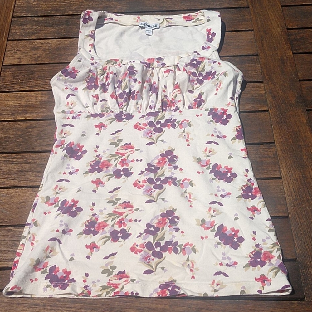 EXPRESS women's empire waist tank top XS EUC